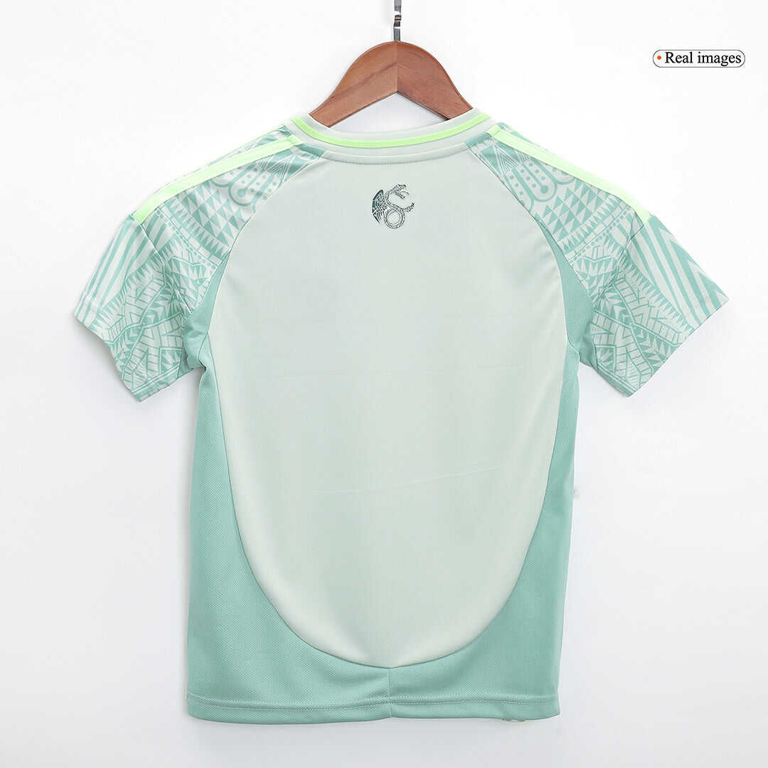 Kid's Mexico Away Jerseys Kit(Jersey+Shorts) Copa Am¨¦rica 2024Authent