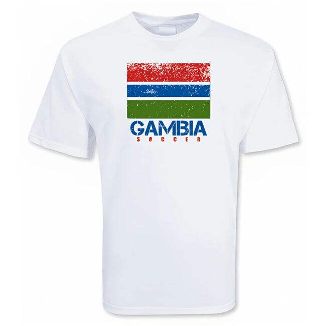 Premium-Quality Gambia Soccer T-Shirt Tournament-Edition
