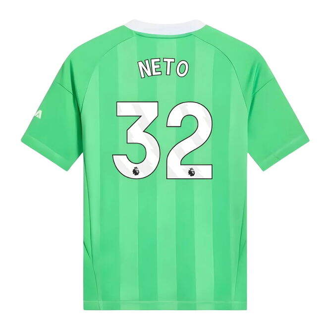 2025-20 Arsenal Third Football Jersey Neto Printing L S Kids