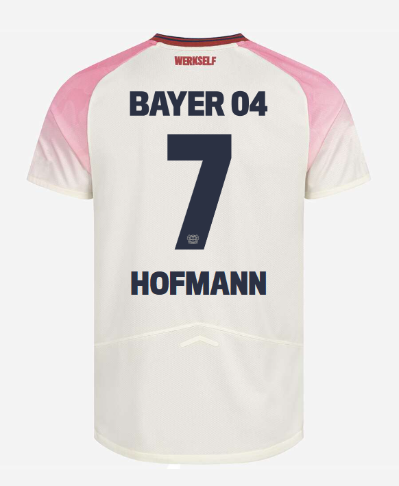 Bayer 04 Leverkusen 25-26 Season Away Jersey with HOFMANN 7 Printing