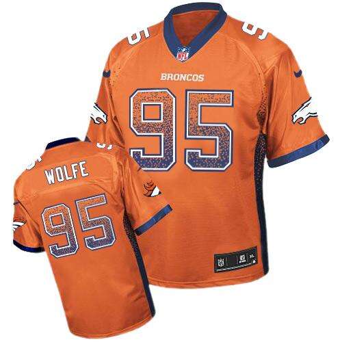 None #None Orange Drift Fashion NFL Elite Jersey NFL jersey