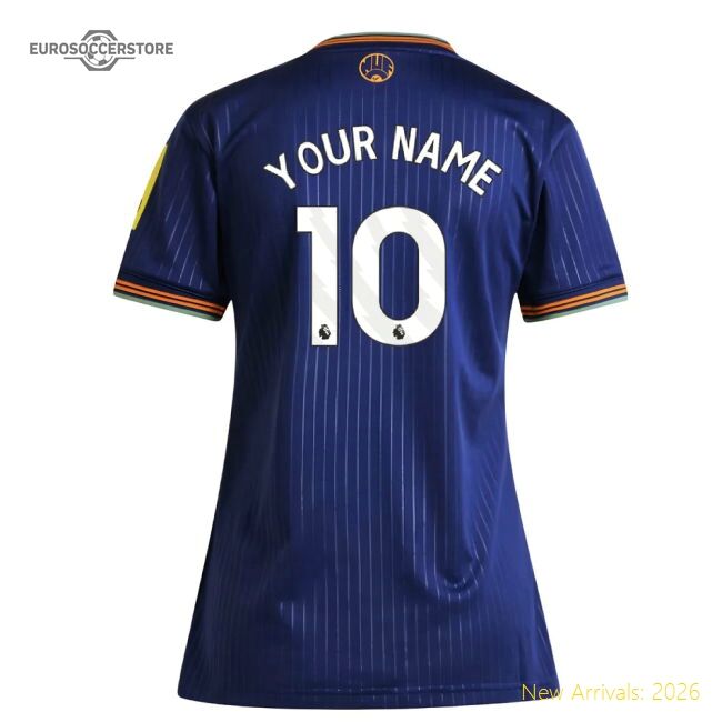 Official 2025-2026 Newcastle Third Shirt (womens) (your Name)