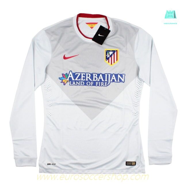 2014-2015 Atletico Madrid Long Sleeve Away - Player Issue