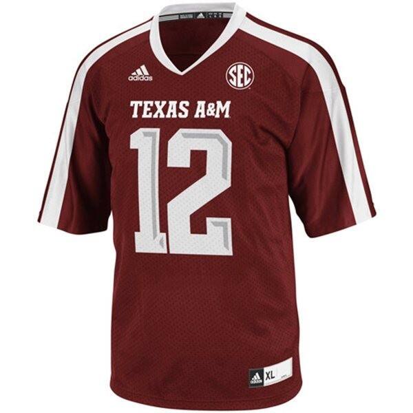 Youth(kids) Texas A&m Aggies 12th Man #00 Gig Em Jersey