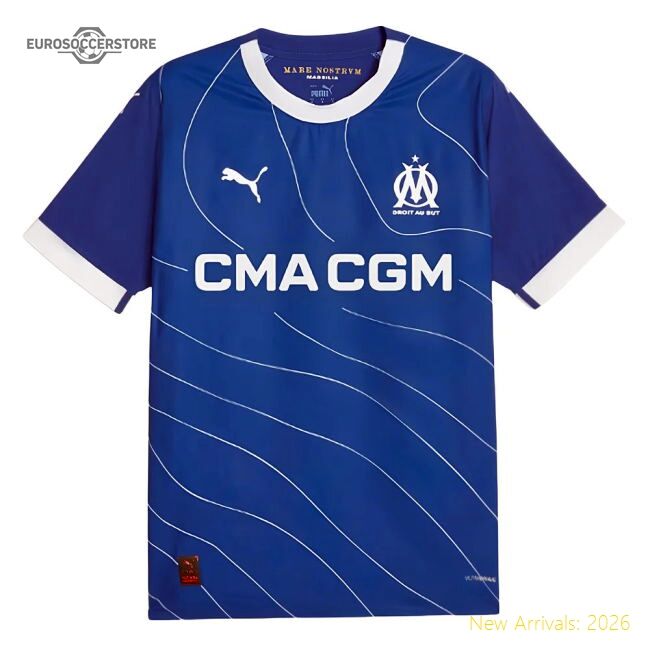 Supporter 2023-2024 Marseille Away Shirt (Aubameyang 10)