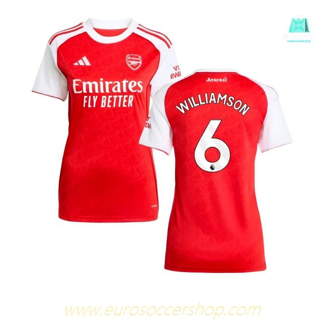 2025-2026 Arsenal Home Shirt (Womens) (Williamson 6)