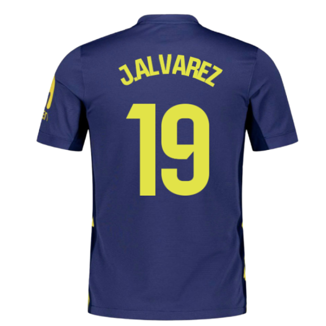 Premium 2025-2026 Atletico Madrid Away Shirt (J.Alvarez 19)