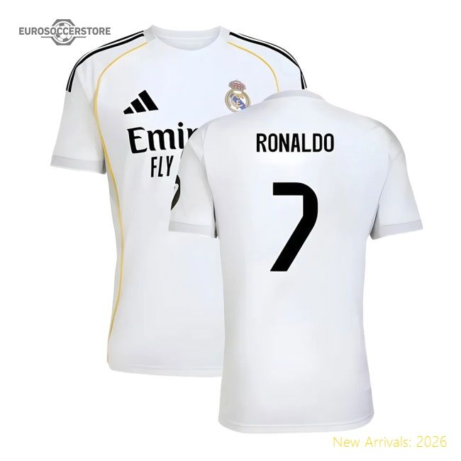 2025-2026 Real Madrid Main Jersey (ronaldo 7) - Concept Creation