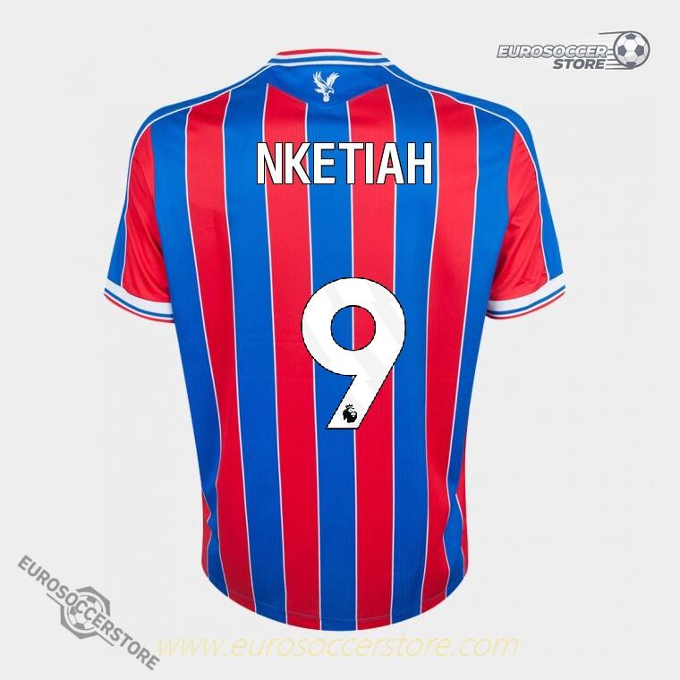 NKETIAH 9 Crystal Palace 25-26 Home Jersey