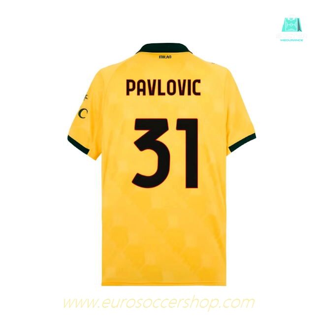 2025-2026 AC Milan Third Shirt (Pavlovic 31)