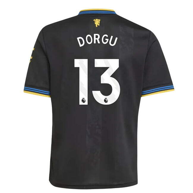 soccer jersey 2025-2026 Man Utd Third Shirt (Kids) (Dorgu 13)