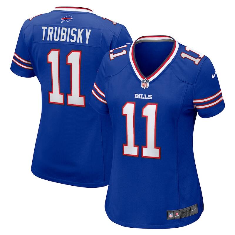 None Mitchell Trubisky Buffalo Bills Budget-Friendly Replica Jersey