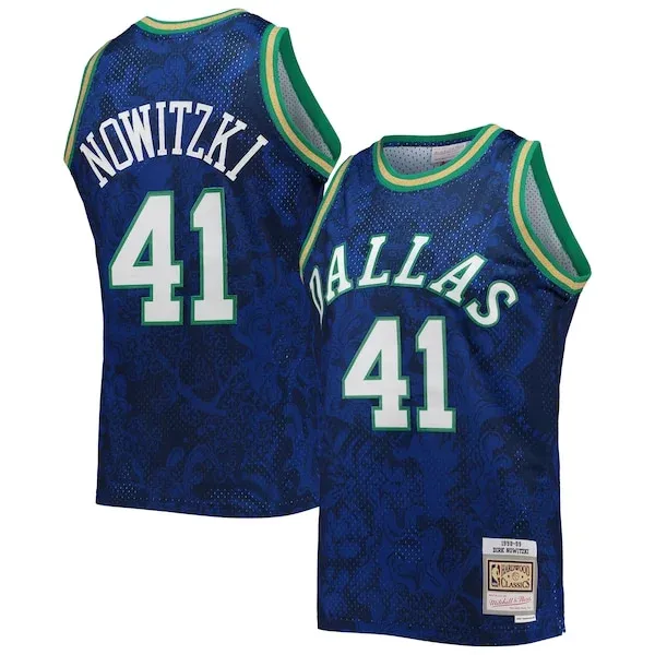 Dirk Nowitzki DAL High-Quality Swingman Jersey - Blue - Fan Favorite
