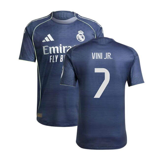 Official 2025-2026 Real Madrid Spanish Football Away Strip