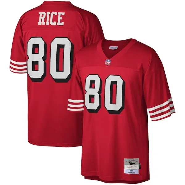 Performance SF 49ers Replica Jersey - Scarlet | NFL Fan Apparel