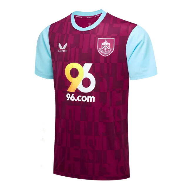 Classic 2024-2025 Burnley Home Shirt for Match Support Official Licensed Product