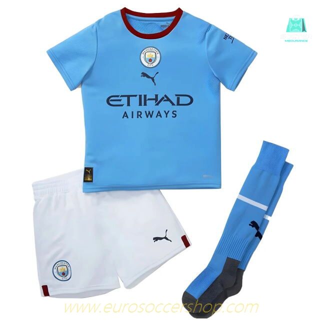 2022-2023 Man City Home Mini Kit