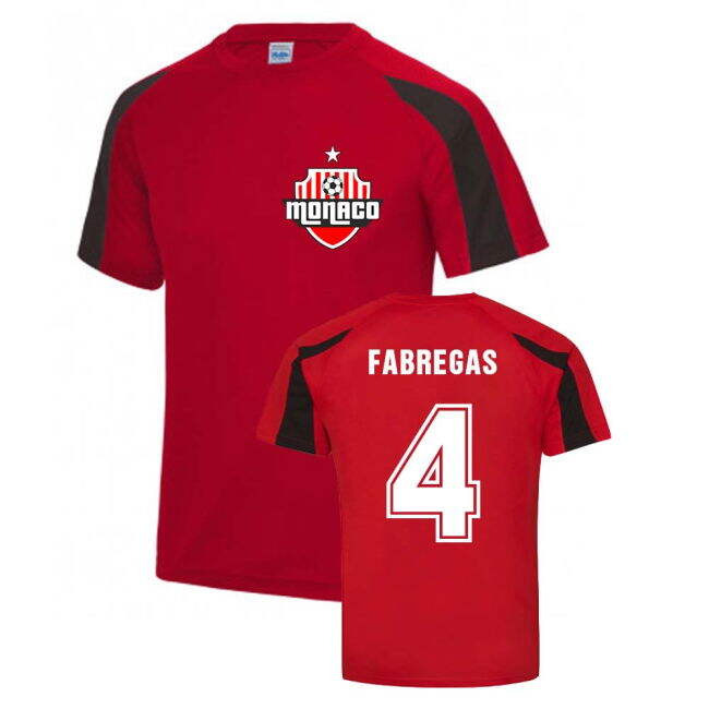 Cesc Fàbregas Monaco Sports Training Jersey (Red)