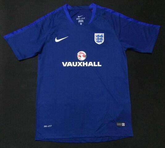 England 2016 Blue Training Jersey Shirt - Official Replica 15040