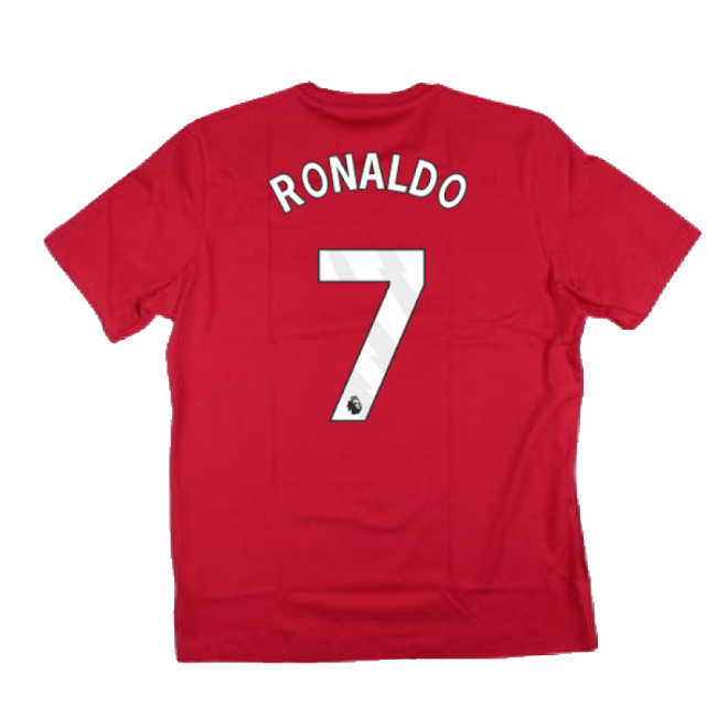 2024-2025 Man Utd DNA Graphic Tee (Red) (Ronaldo 7)