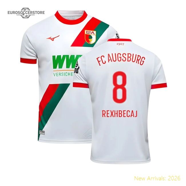 Premium-grade 2025-2026 Fc Augsburg Home Shirt (rexhbecaj 8)