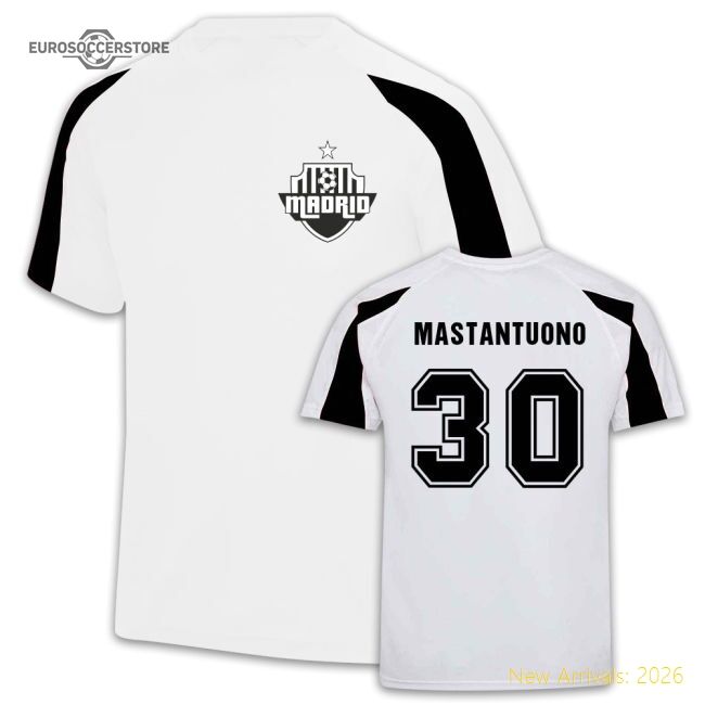 Luxury Mastantuono Real Madrid Sport Training Jersey (white)