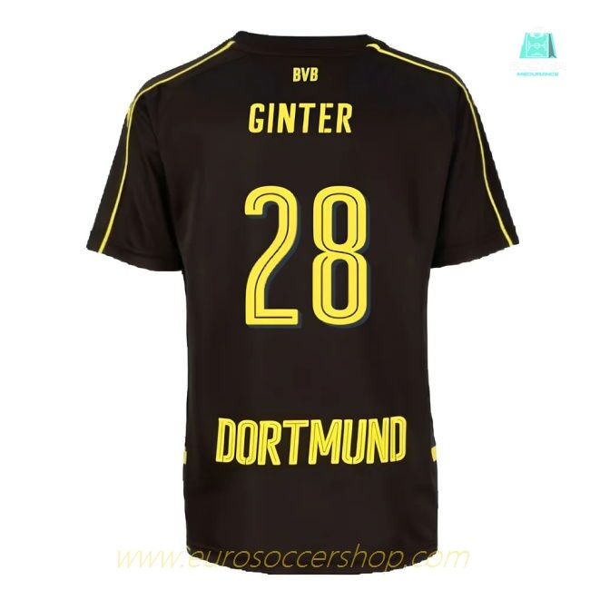 Borussia Dortmund 2016-17 Away Shirt ((Mint) XXLB) (Ginter 28)