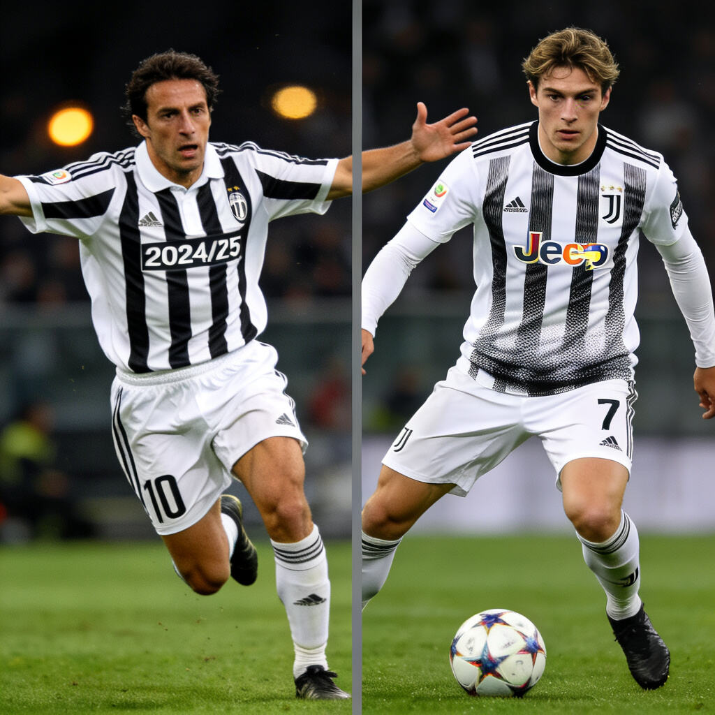 Worn by Legends How stars like Del Piero and Chiesa embody the stripes