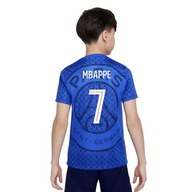 Kids Mbappe 7 Premium PSG 2025-2026 Home Kit