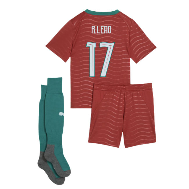 2026-2027 Portugal Home Mini Kit (R.Leao 17) Quality Netherlands