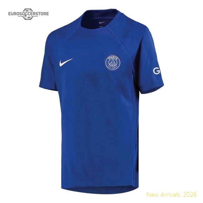 Authentic 2022-2023 Psg Strike Training Shirt (Blue) - Kids