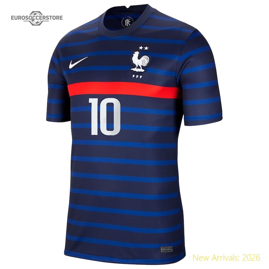 Adult Fra Kylian Mbappe France Home High-quality Jersey 2020