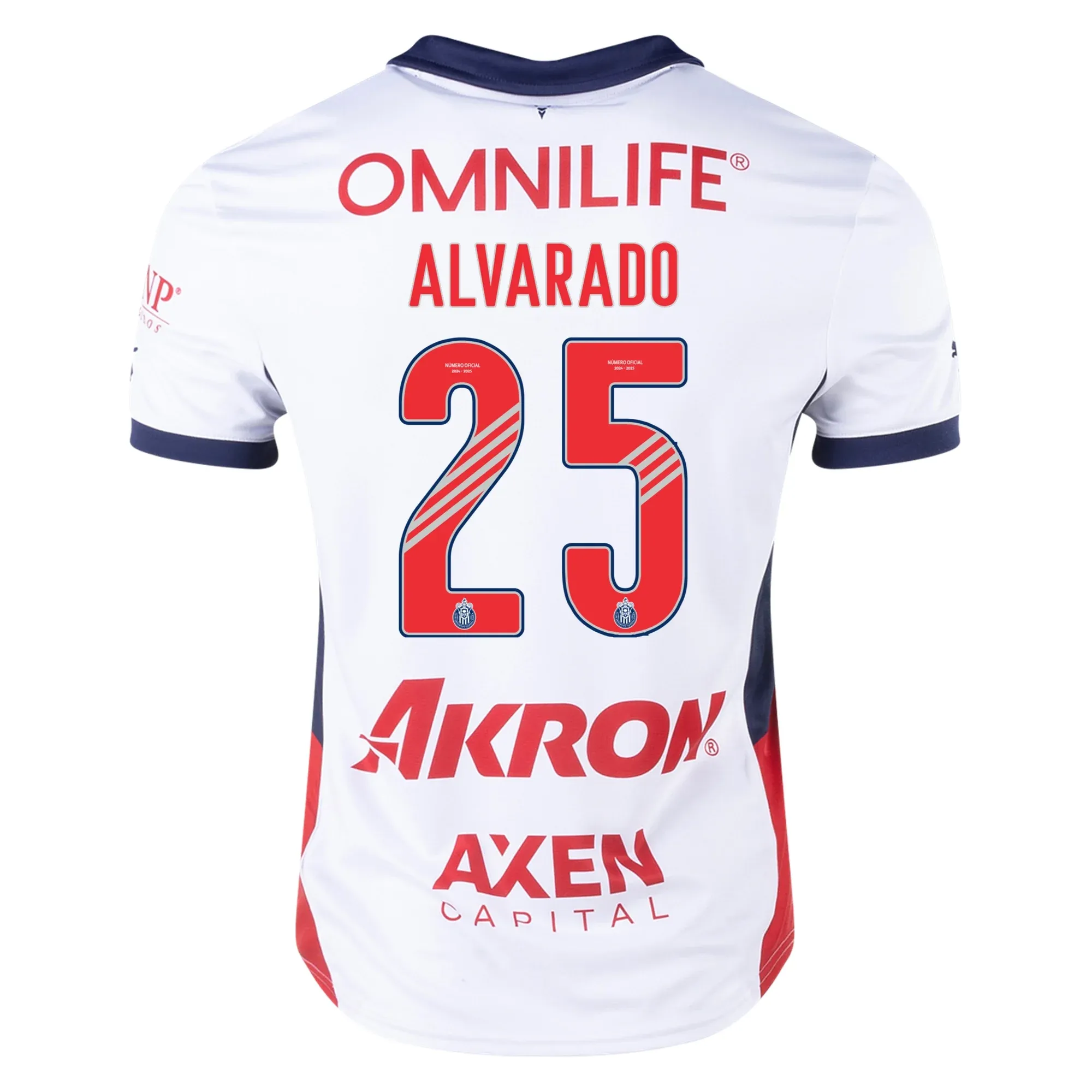 Chivas Away Alvarado 25 Jersey for the 24-25 Season