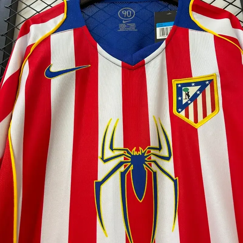 2004-2005 Atletico Madrid Long Sleeve Jersey retro kit