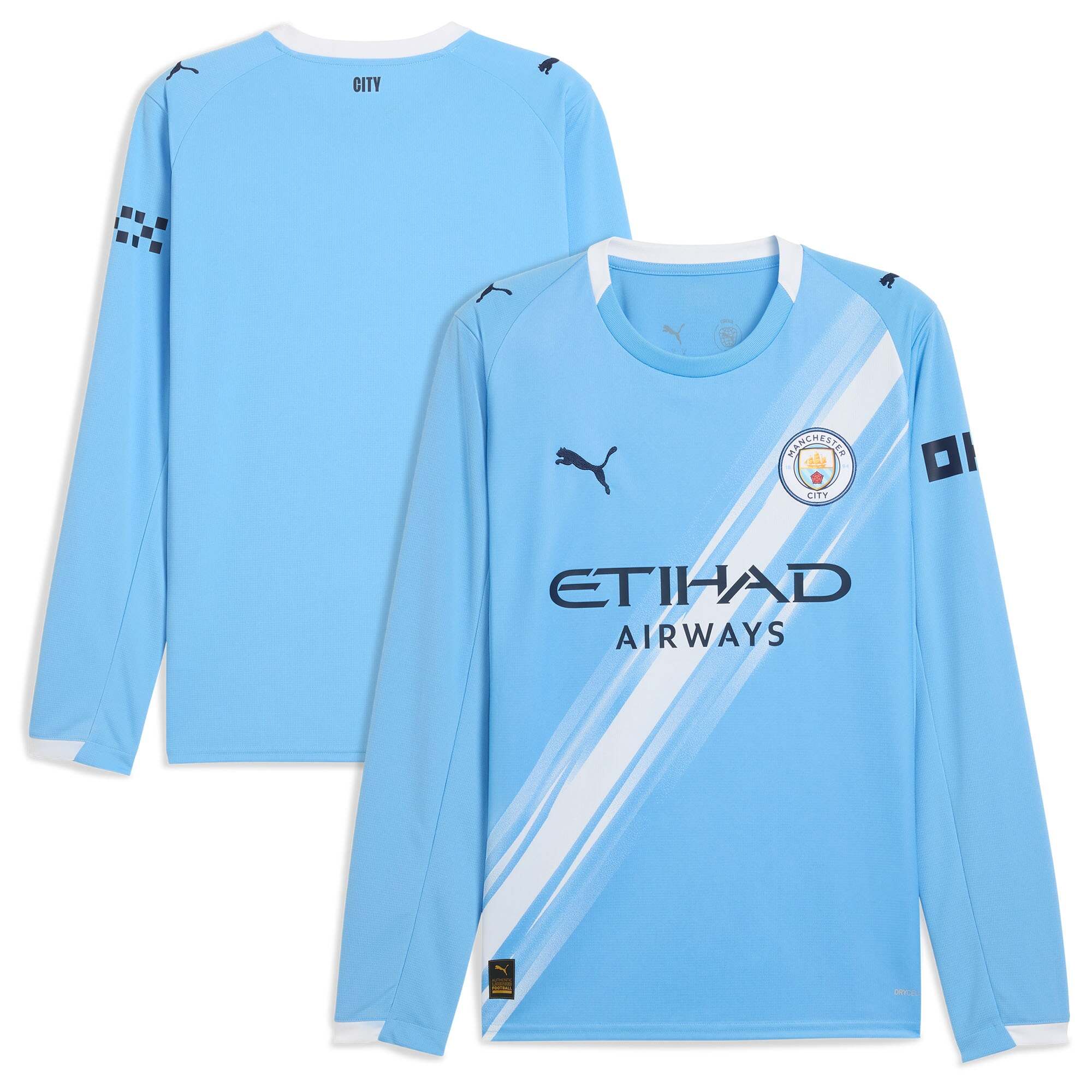 Man City Men's 2025 Official Replica Jersey - Authentic Jersey