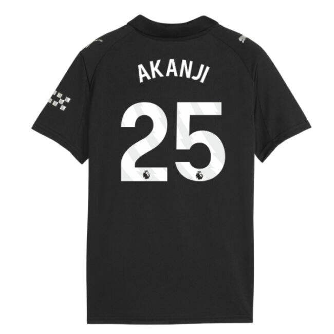 2025-2026 Man City Away Shirt (Kids) (Akanji 25)