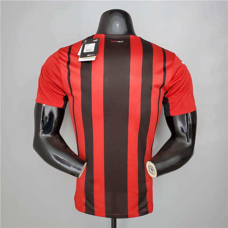 AC Milan 21-22 Home Red Soccer Jersey Football Shirt Player Version -