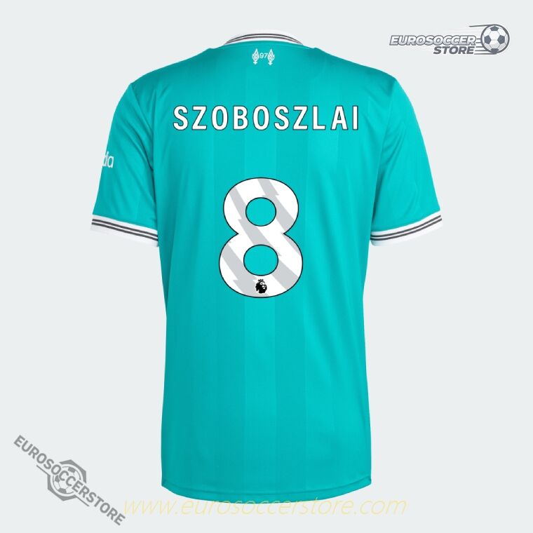 Szoboszlaí 8 Liverpool Third Football Jersey for the 25-26 Season