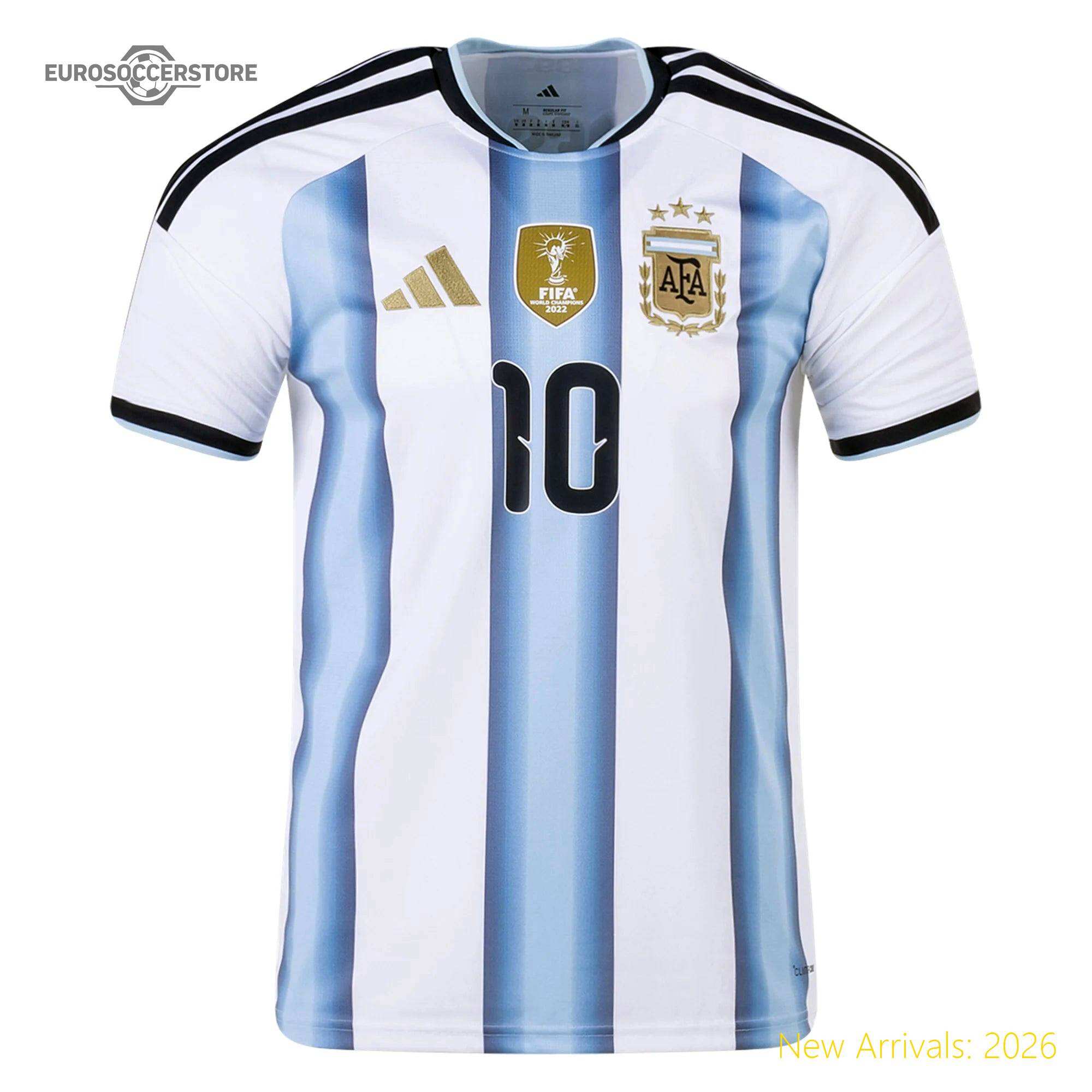 Officially Approved Premium Men Arg Soccer Star Home Jersey 2026