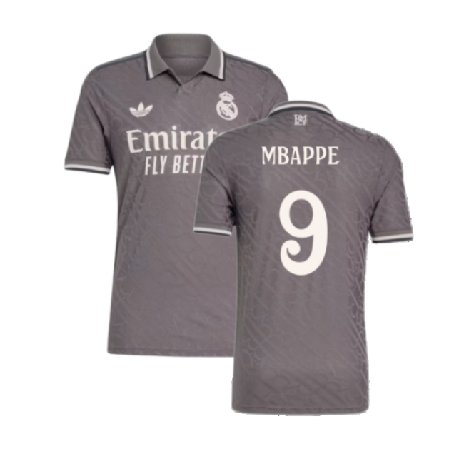 Mbappe 9 Pro Style Real Madrid Third Player Jersey 2024-2025