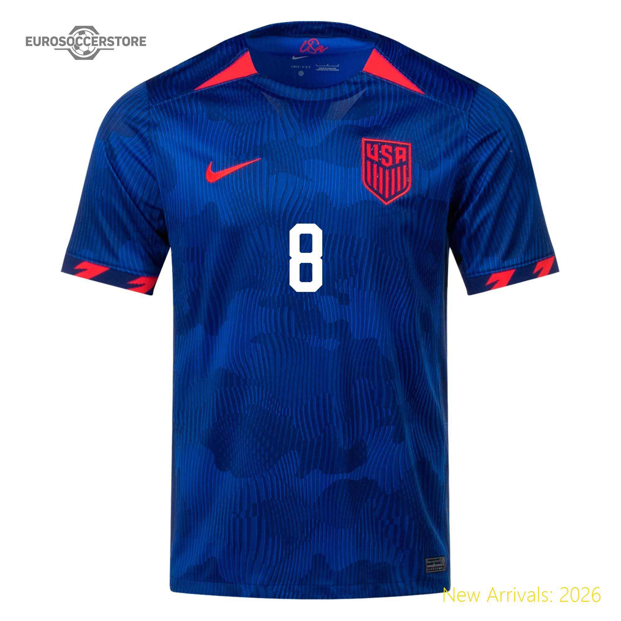 League Approved Men Usa Mckennie Away Durable Jersey 2023