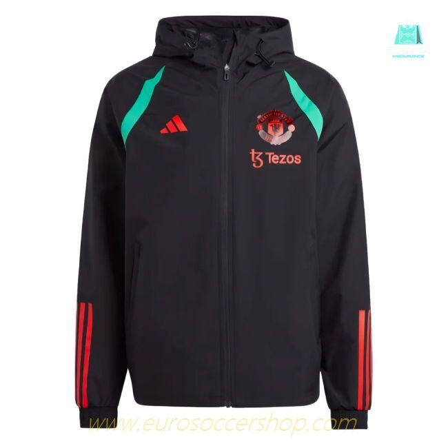 2023-2024 Man Utd Allweather Jacket (Black)