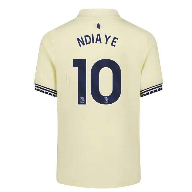 Everton Away Football Shirt 2025-20 Season Ndiaye 10 S Kids