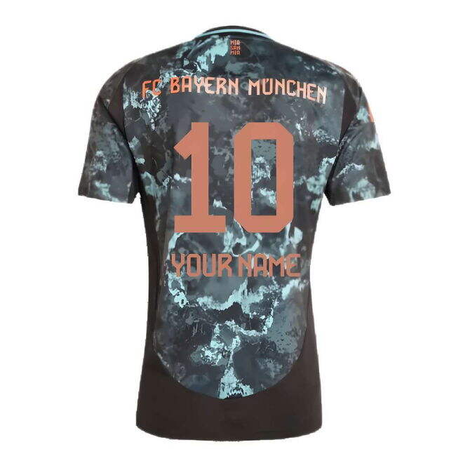 2024-2025 Bayern Away Shirt (Your Name) Quick Dry Lightweight