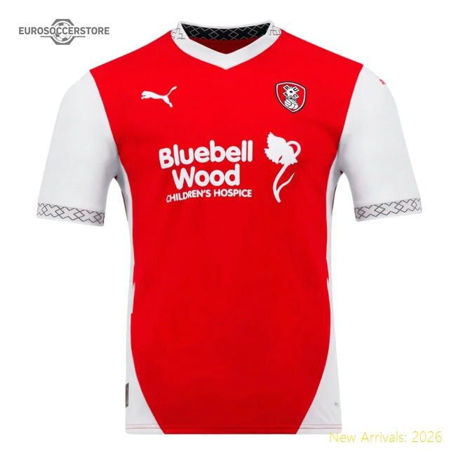 High-quality 2024-2025 Rotherham United Home Shirt (your Name)