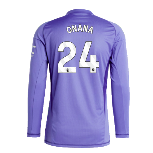 Chic Man Utd 2024-2025 Man Utd Home LS Goalkeeper Shirt (Purple) (O...