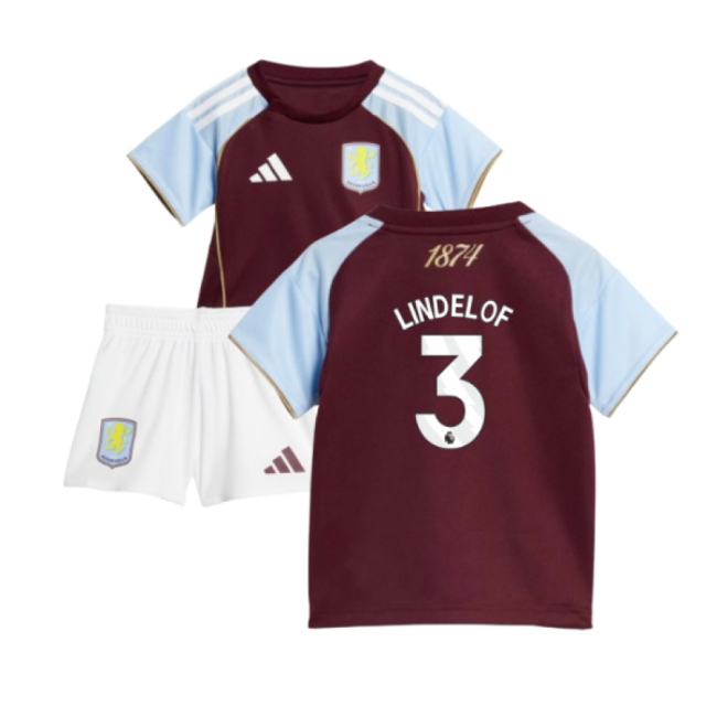 Professional Aston Villa 2025-2026 Home Shirt (Baby)