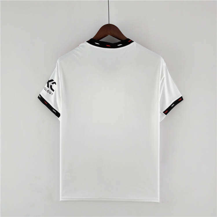 Manchester United 2223 Away Kit White Soccer Jersey Football Shirt -