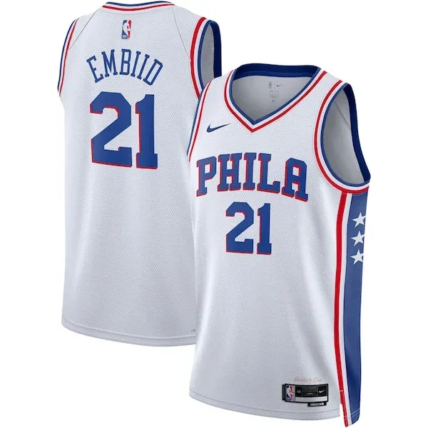 Joel Embiid PHI Swingman Jersey - premium player-jersey - White
