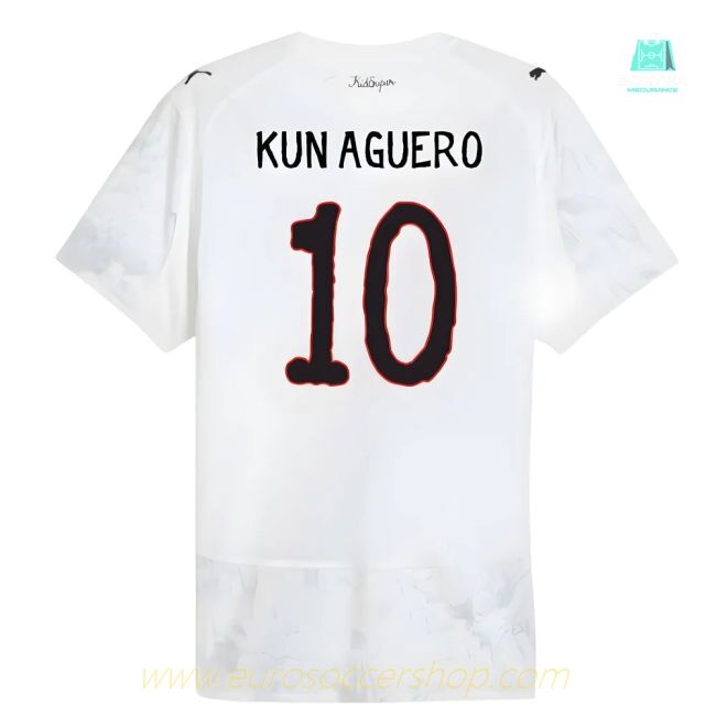 2025-2026 KIDSUPER x Manchester City CWC Authentic Shirt (White) (Kun Aguero 10)